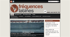 Desktop Screenshot of frequences-latines.com